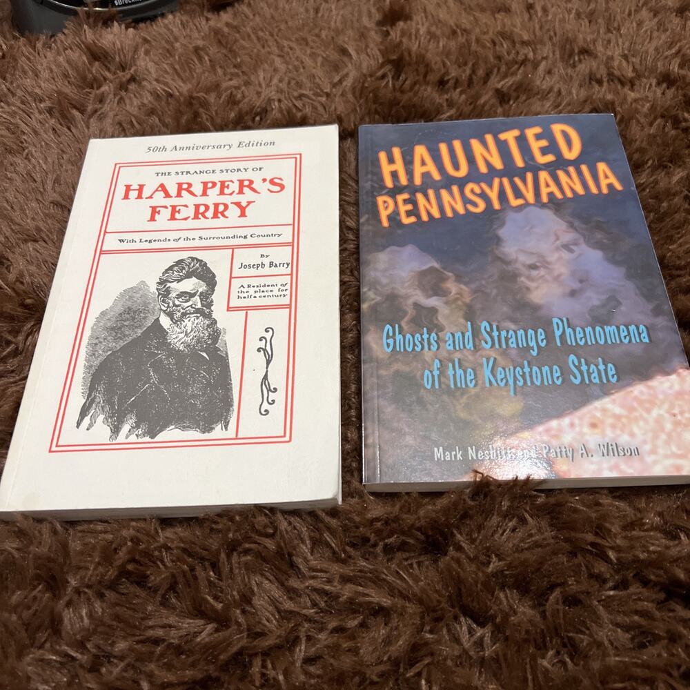 Set of 2 Books The Strange Story of Harper's Ferry and Haunted Pennsylvania